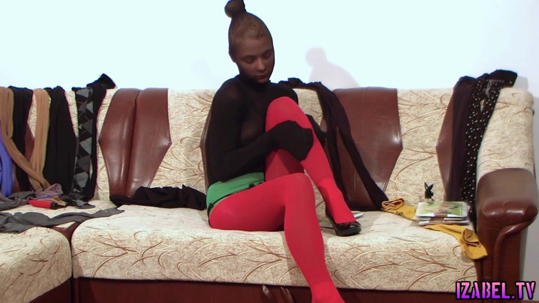 Izabel tv: Pantyhose multilayers play