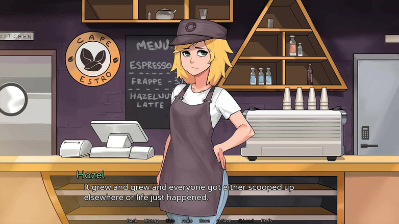 Futavision: Hazelnut Latte: Teman lelaki yang tidak setia deepthroat dan tekak...