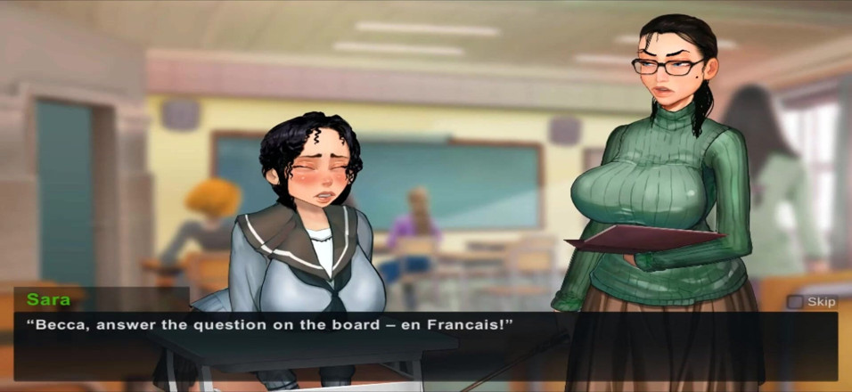 Hentai World: Taffy tales bitch moan in a class
