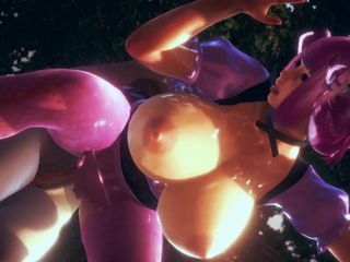 GameslooperSex: Kokoro Maid Showing off Her Huge Boobs - Animation