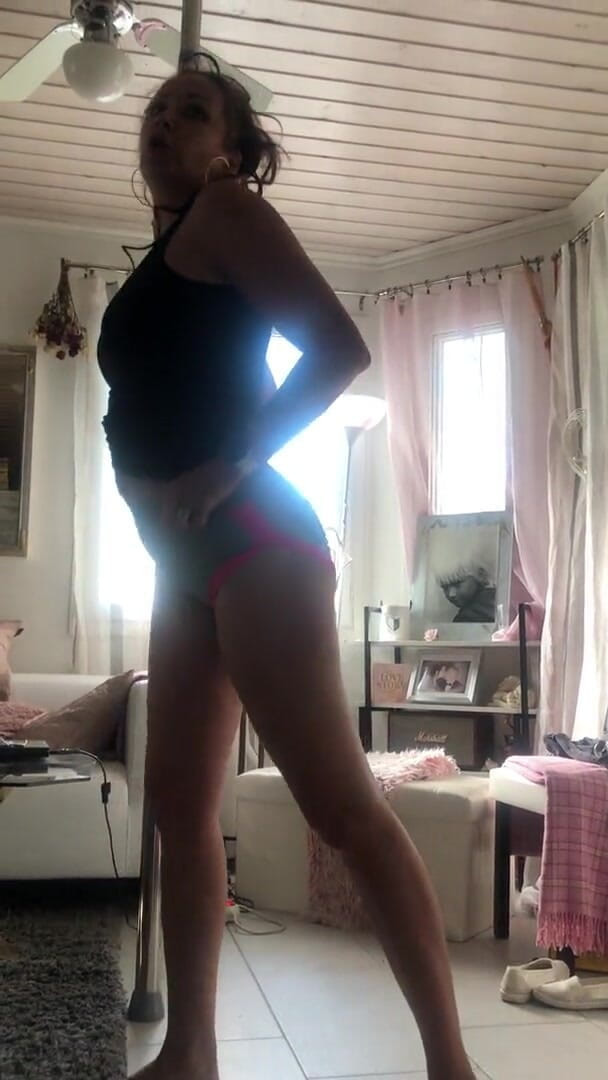 BambiAmbita: BambiAmbita is dancing with wearing a very tiny little shorts