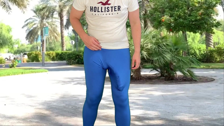 Lucas Nathan King: Kontol besar muncrat di celana ketat