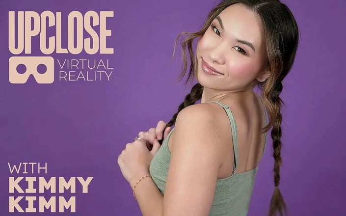 Up Close VR: Rakaman dekat VR - Kimmy Kimm yang cantik menunjukkan betapa fleksibelnya...