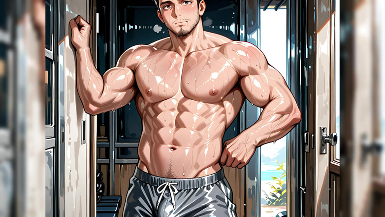 Erotic Man: Ai Mężczyźni z ogromnymi mięśniami