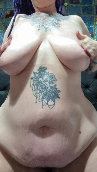 Mraltmrskinky: BBW MILF velká prsa a velké břicho