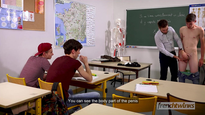 French twinks: Slutty college boys - One Hour Detention