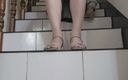 Taiwan CD girl: Shemale Tingxuan Wears Sexy High Heels and Masturbate on the...