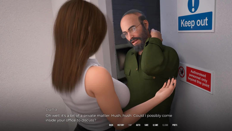 Dirty GamesXxX: В охранной сексуальной шлюховатой замужней задницей шлепает старый извращенец - эпизод 18