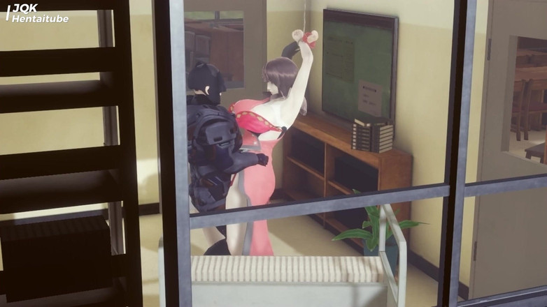 X Hentai: Word geneukt met Batman in de Bibliotheek - Hentai 3D 03