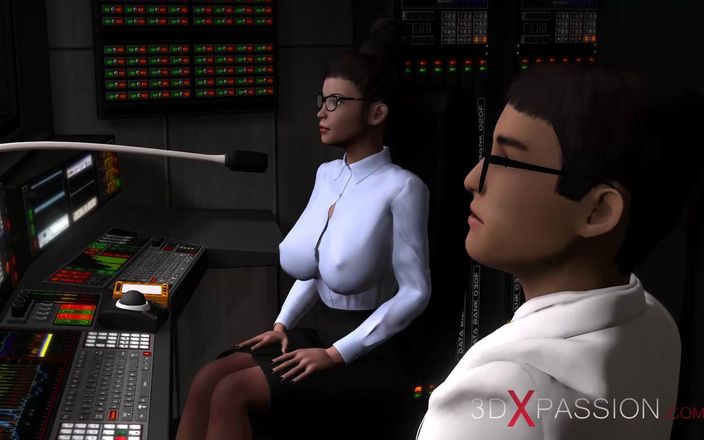 3dxpassion-transgender: Cyberpunk Sex in Observation Room. Hot Futa Fucks Hard a...