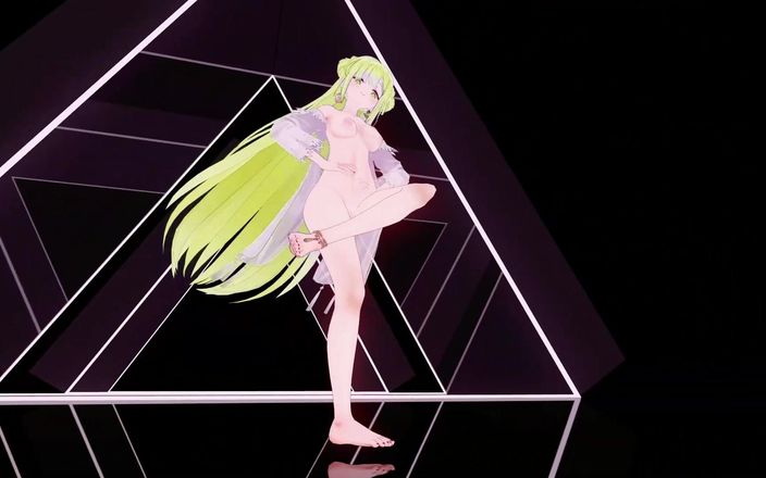 Smixix: Azur lane Janus Hentai 热辣性感舞蹈歌曲ha Aoa mmd 3d 金发女郎的头发颜色编辑smixix