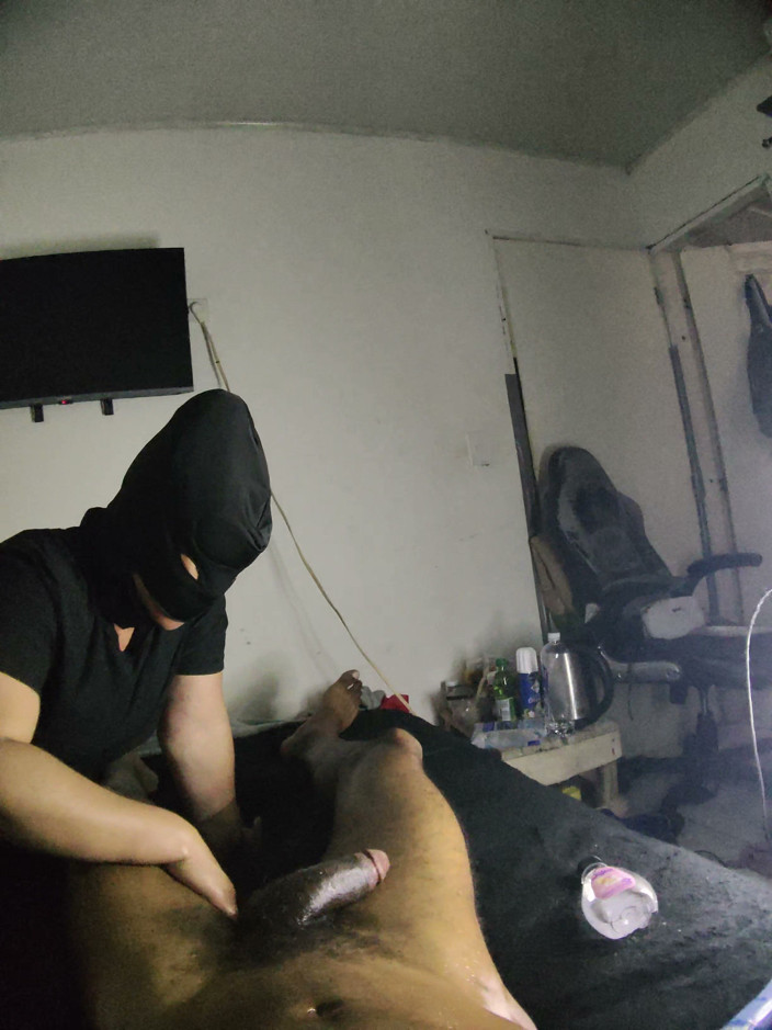 Cum-lobian dickdrainers: Throat Champ Siyah Maske