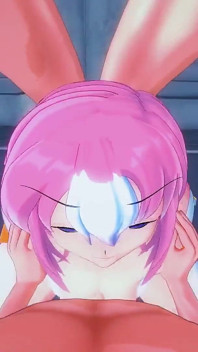 Mega Man X Dive's Nana Gets a Bukkake to Celebrate Her Playable Debut