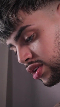 Blowjob Facial Hot Tattooed Stud Inked Mike Using Magic C Sweet Twink Mouth and Covering His Face in Thick Cum