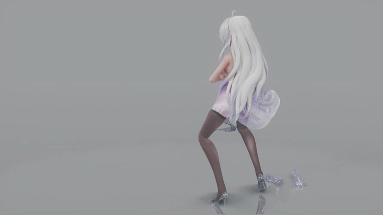 MikuMotion: MMD ブラウンアイド・ガールズ;シアードレス;透けるヒール;ブラックストッキングス