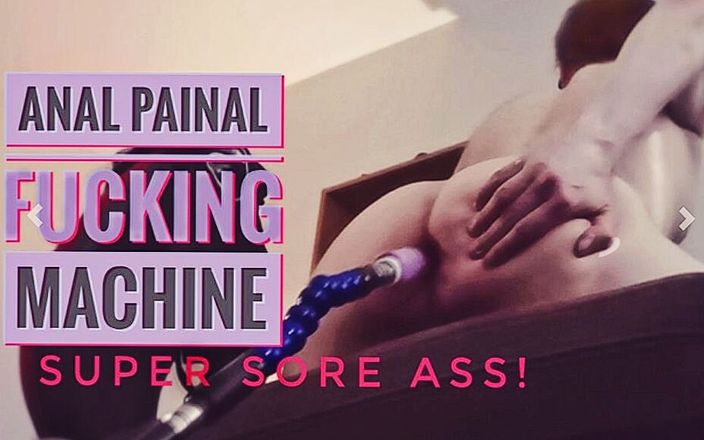 Swedish spanking amateur boy: Anal painal fucking machine - super sore asshole