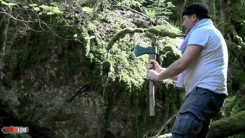 MMM100: Angela Steel Sexual Slave Assfucking in the Woods