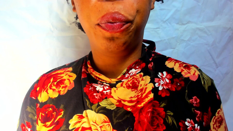 AnalEbony: Lip Fetish, Countdown to Cum!