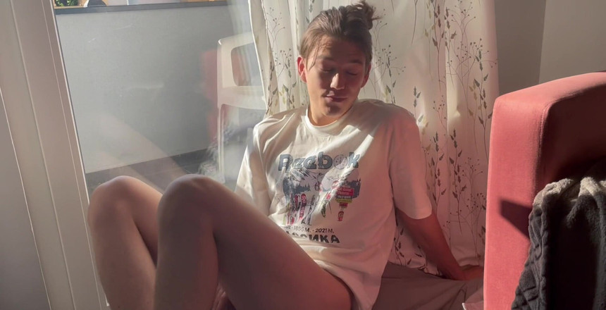 Alex Davey: In This Video I'm Sitting on the Floor on a...