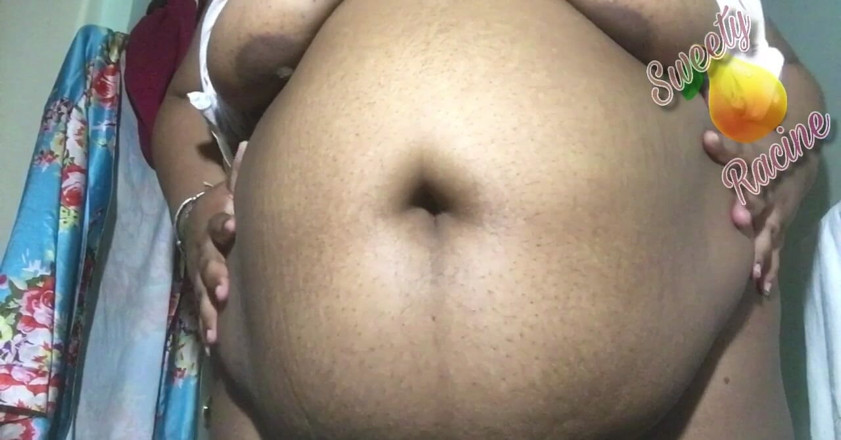 Sweety Racine: SSBBW Shows off Big Belly