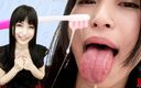 Japan Fetish Fusion: Los trucos de la lengua salvaje y la saliva de...