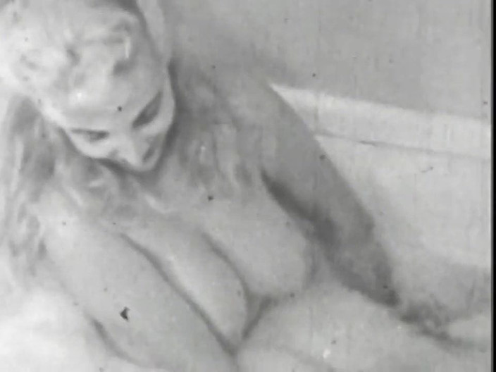 Vintage megastore: Büyük memeli sarışın klasik lezbiyen partisi