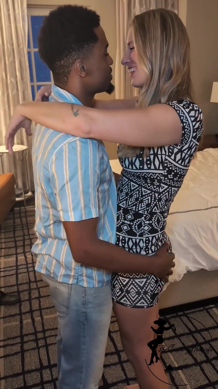 Darrenblazeent: Country Hotwife BBC Creampie in Front of Husband