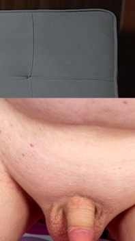 A Brunette with Nice Natural Boobs Is Dreaming of His Small Dick
