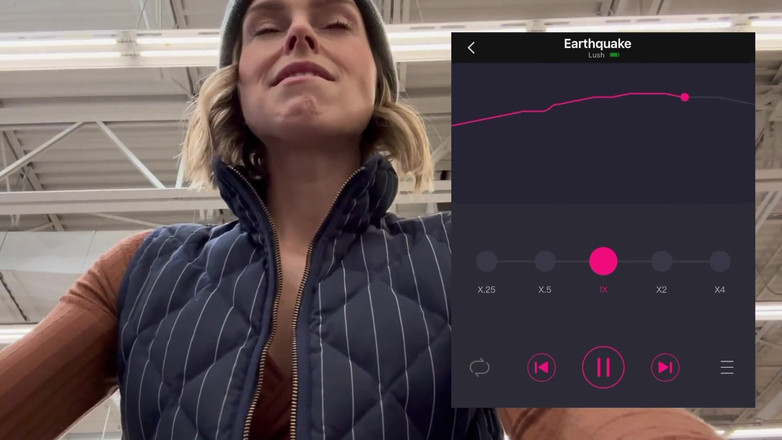 Serenity Cox: Hard klaarkomen in de supermarkt met weelderige op afstand bedienbare...
