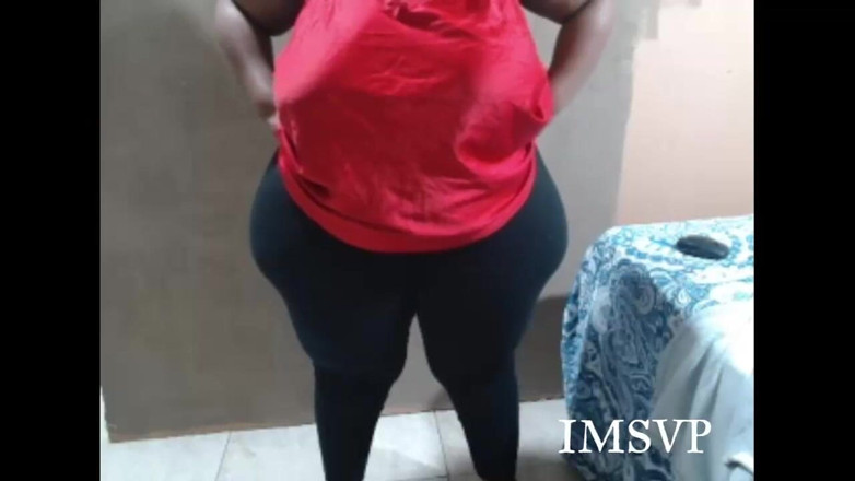 Big black clapping booties: jack off to my gigantic bbw ass changing clothes, episode 4
