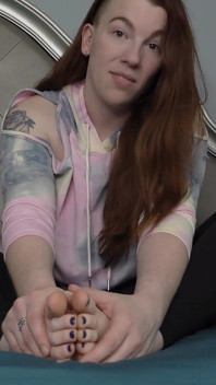 Bratty Redhead Shames You for Your Foot Fetish