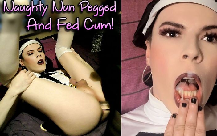 Jessica Bloom: Naughty Nun Gets Pegged and Fed Her Own Cum - Jessica...
