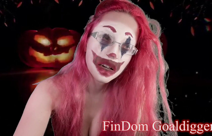 FinDom Goaldigger: Halloween, corte de bolas