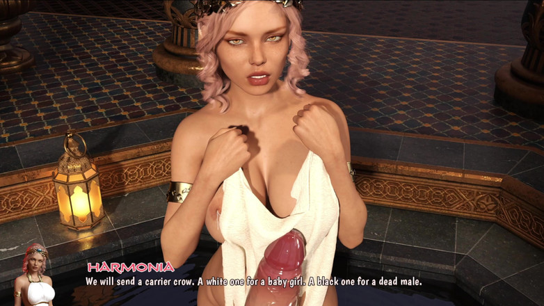 Anime_Sex_00: Conan ordeña las enormes tetas lactantes de Harmonia embarazada - luego...