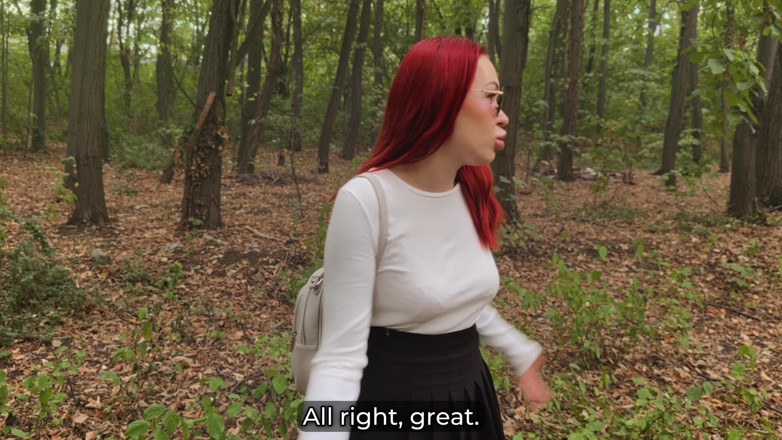 Toma Mur: Step Mom Shares Tent with Step Son in Forest-hot Handjob...