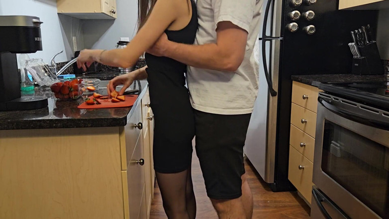Amelia Amour: Fucked in a Dress on the Kitchen Table