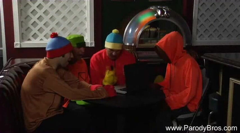 Parody Bros: Blond nastolatka zostaje zatrzaskana analnie podczas seksu parodia