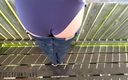 Project fun diary: Risky Outdoor Quickie with Girl in Jeans Ends with Cum...