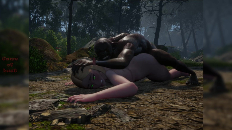 Game of Lust 3D: Gol 3D Elf Nun Fucked Hard Doggy Style by Horny Goblin