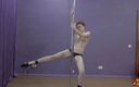 Anna Kovachenko (formally Tony Foxy): Pole dance practice