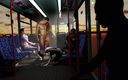 Soi Hentai: 夜行列車でBigboobsひよことのグループセックス - 3DアニメーションV581