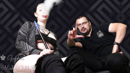Goddess Misha Goldy: ¡Te encanta cuando te castigo verbalmente por ser una perdedora! ¡Y...