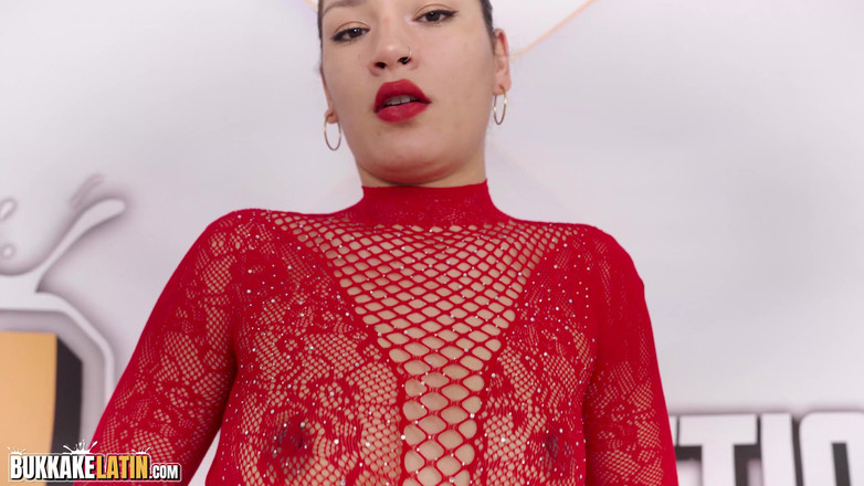 Bukkake Latin: ぶっかけラテン語 - ロゼックスアルゼンチンキュロナはリットル単位で精子を受け取ります。