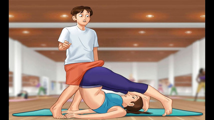 Cartoon Universal: Summertime saga part 1 - Sexy yoga (Espanol sub)