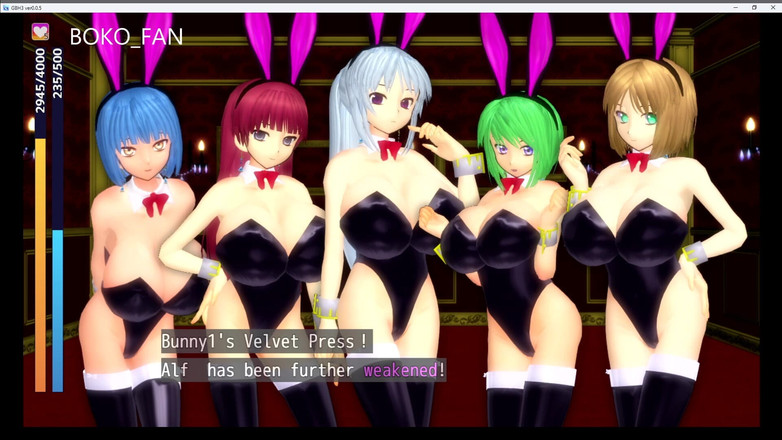 Boko Fan: Meisje slaat held 3 0,05 konijnenmeisjes