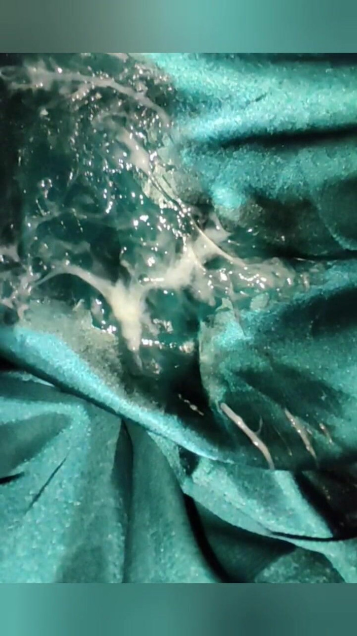 Satin And Silky: サテンシルク手コキポルノ - 隣人チャチのサテンシルキーグリーンサリーとディックヘッドラブ (29)