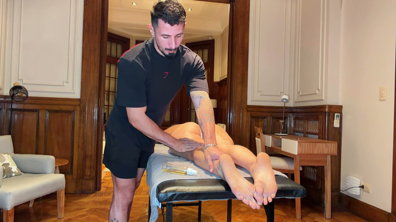 Valentino Roca TV: My Hot Masseuse... He Gives Me a Hot Massage with...