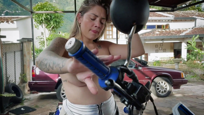 Sara Blonde: Motorcycle lover part 1
