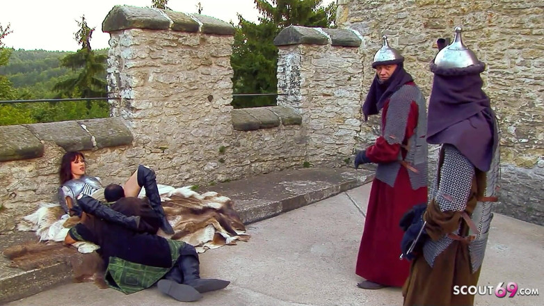 Full porn collection: Sexy MILF Theodora fucked by knights with thick cocks