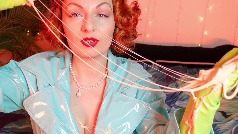 Arya Grander: 手套恋物癖 - 玩弄粘液